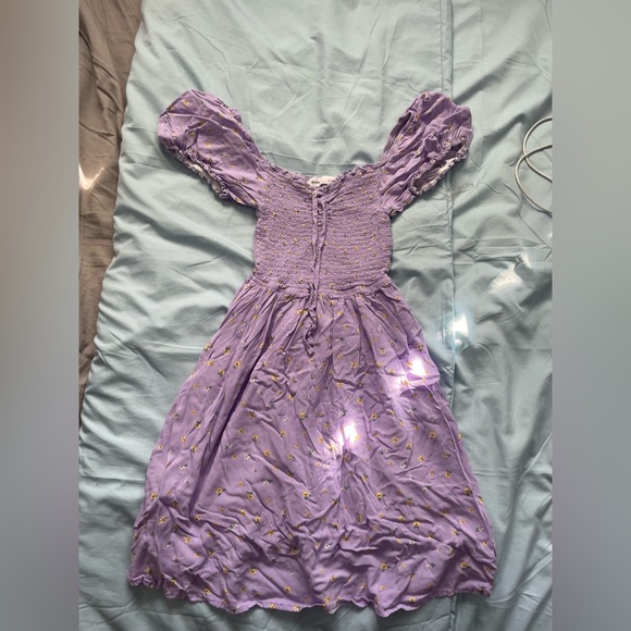 purple flower dress - Picture 1 of 1